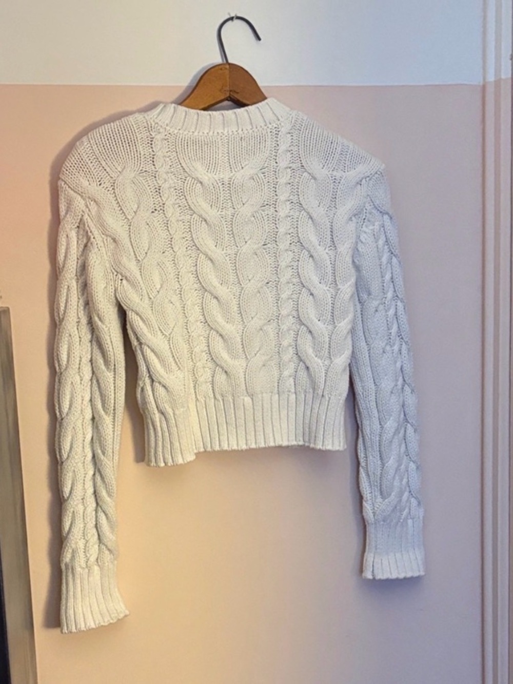 Abercrombie & Fitch Cable Knit Cardigan - Small - Picture 4 of 4